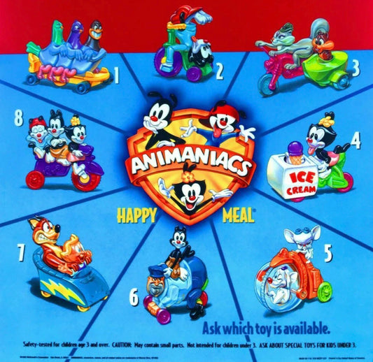 McDonald's Happy Meal Animaniacs Año 1994