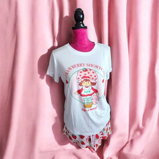 Pijama Dama Adulto Rosita Fresita Strawberry Shortcake