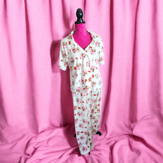 Pijama Dama Adulto Rosita Fresita Strawberry Shortcake