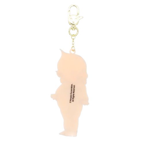 Charm de acrílico en capas “Skelebaby”  brilla en la oscuridad de Kewpie Whatever makes you happy