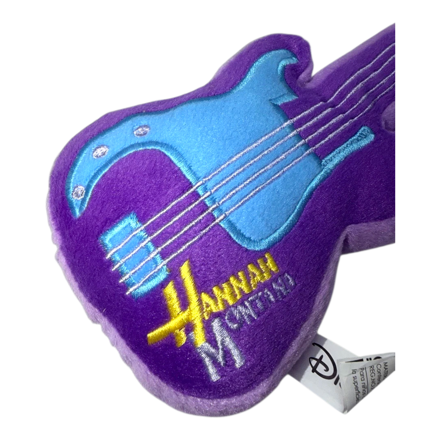 Años 2000s Hannah Montana Guitarra Peluche cojincito 35x12 cms aprox