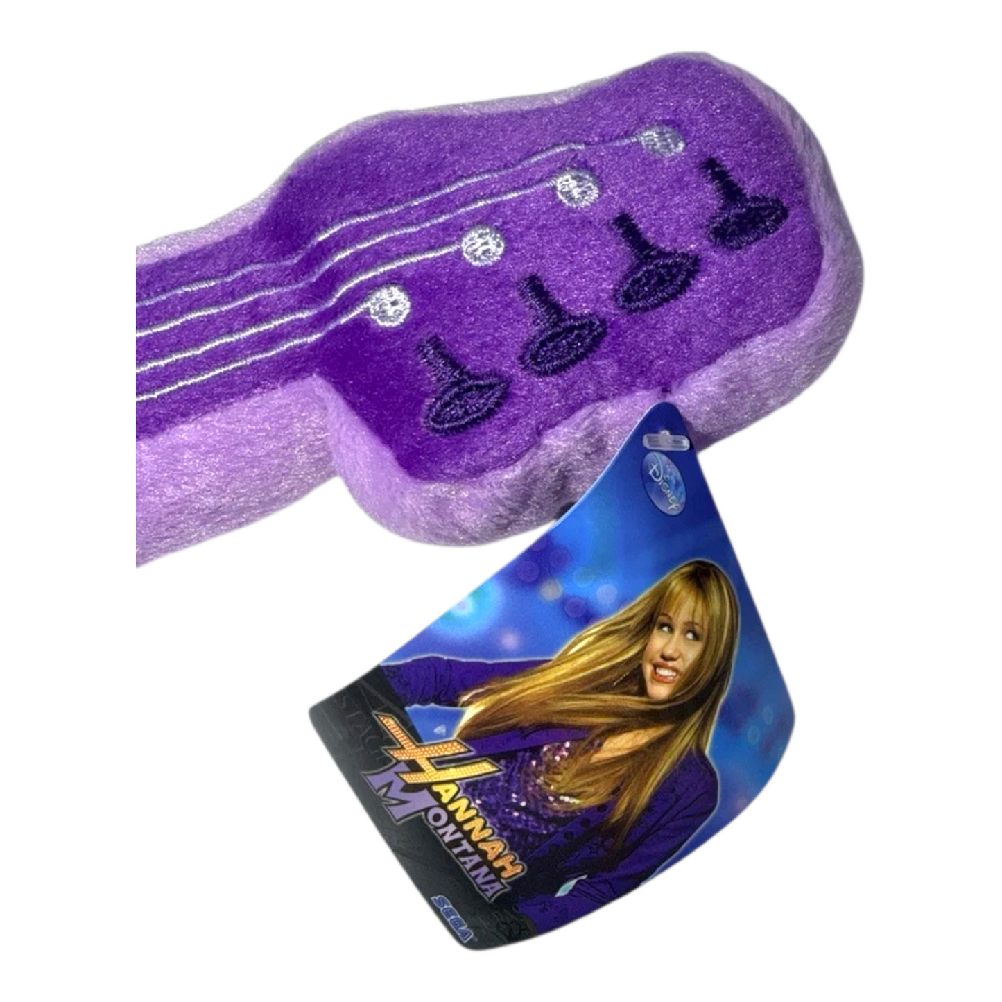 Años 2000s Hannah Montana Guitarra Peluche cojincito 35x12 cms aprox