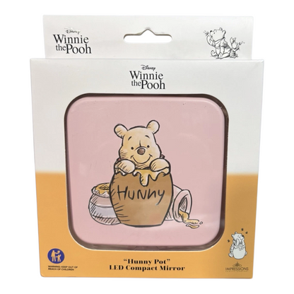 Impressions Vanity Winnie Pooh Espejo portátil. Con luz led touch y aumento. Recargable