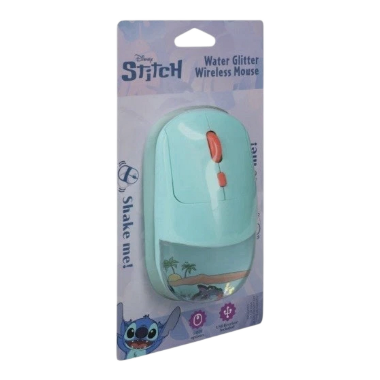 Mouse inalámbrico de Agua Stitch water shaker