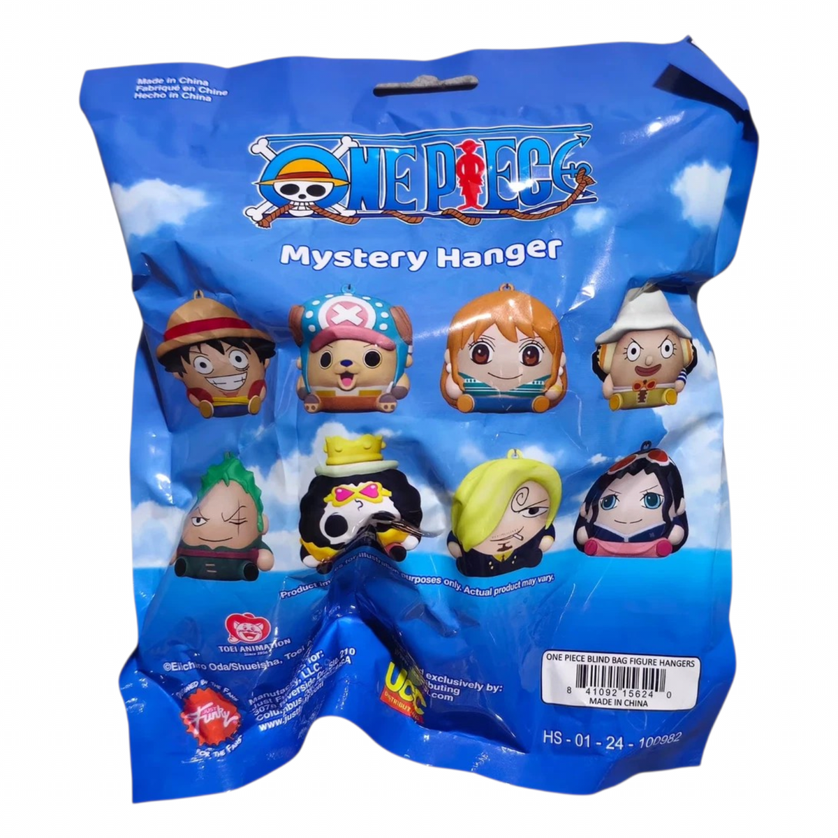 Hot Topic One Piece Llavero cabezón Blind Box / Bag - Bolsa Sorpresa Aleatoria 1 pz