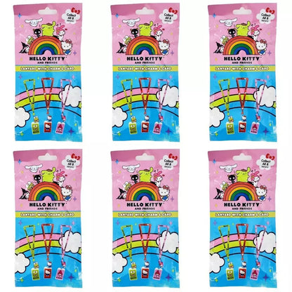 Blind Bags bolsa sorpresa 1 pz aleatoria porta credenciales con Charms Hello Kitty and friends