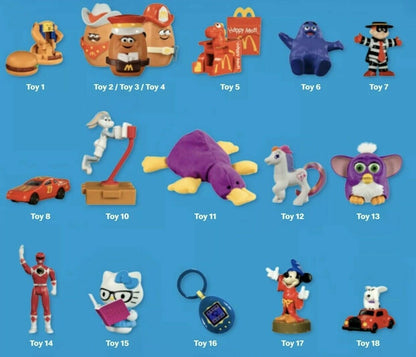 McDonald's Happy Meal 40 aniversario año 2019