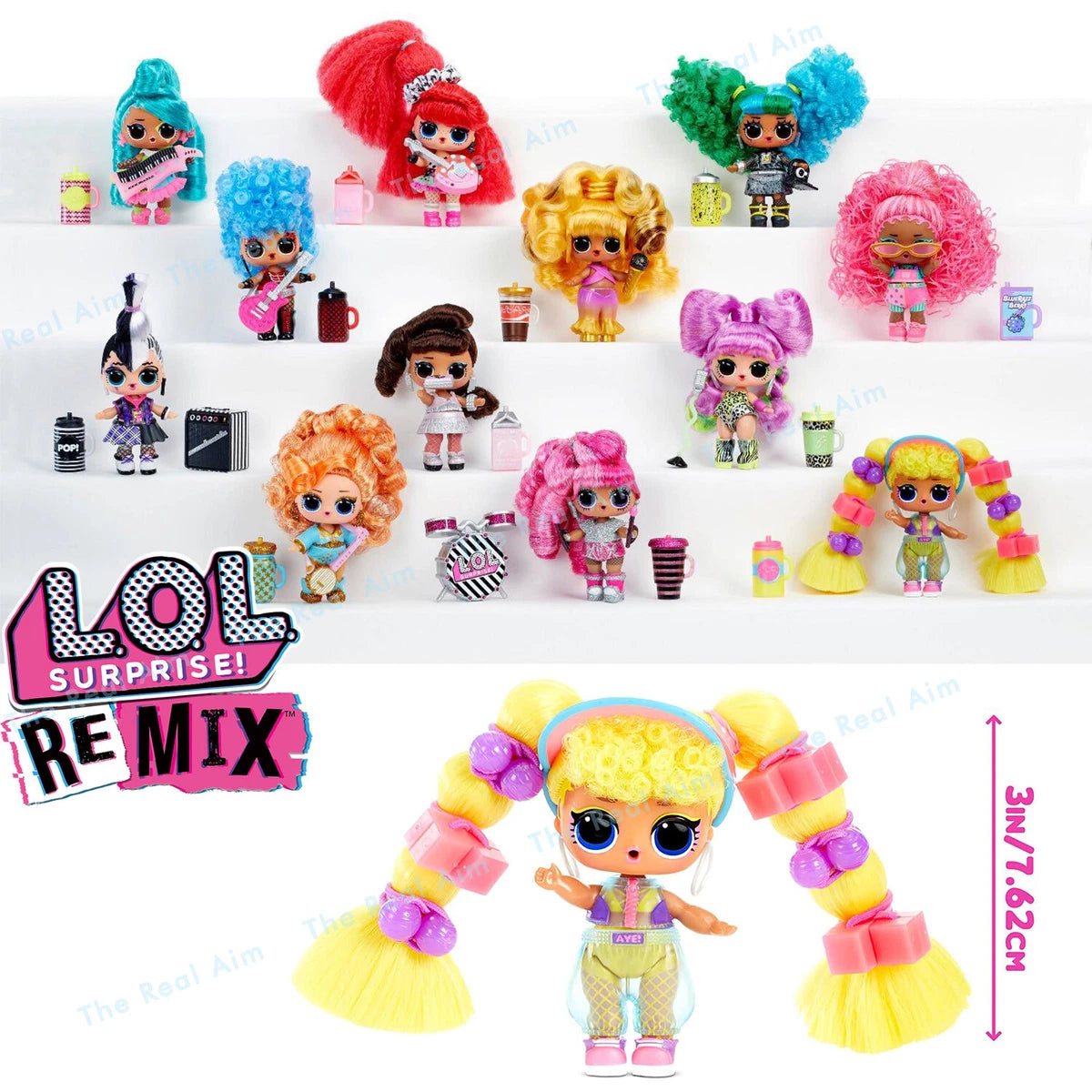 LOL Remix Surprise Hair Flip Blind Box