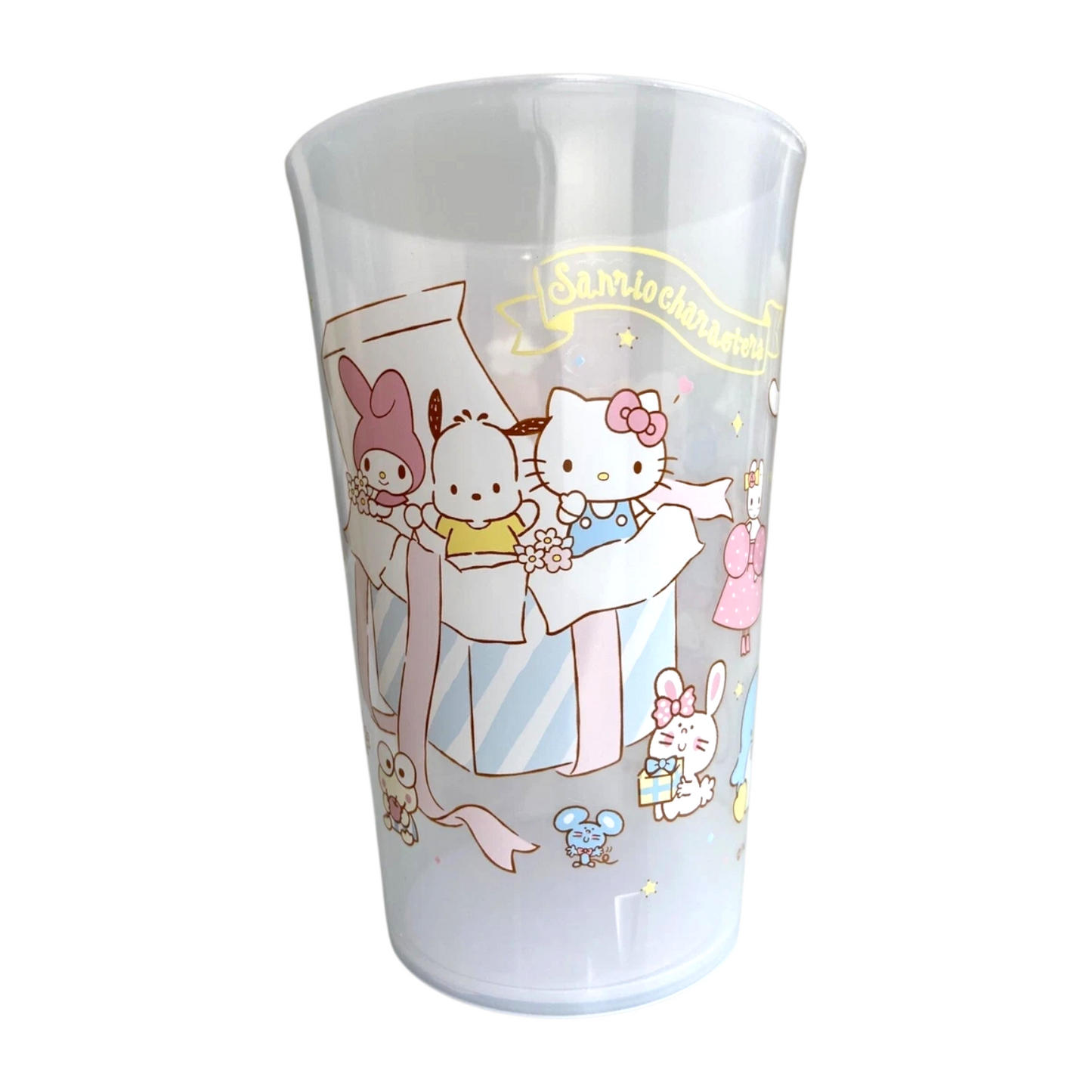 Vasito Sanrio characters Japones plástico 400 ml aprox