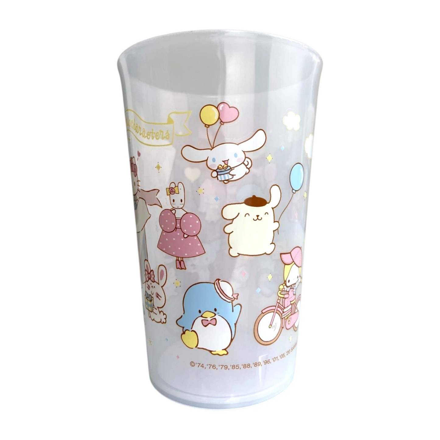 Vasito Sanrio characters Japones plástico 400 ml aprox