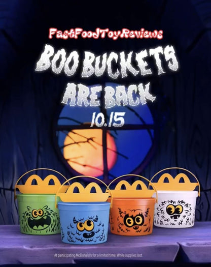 Boo Buckets Halloween McDonald’s Happy Meal - Edición 2024