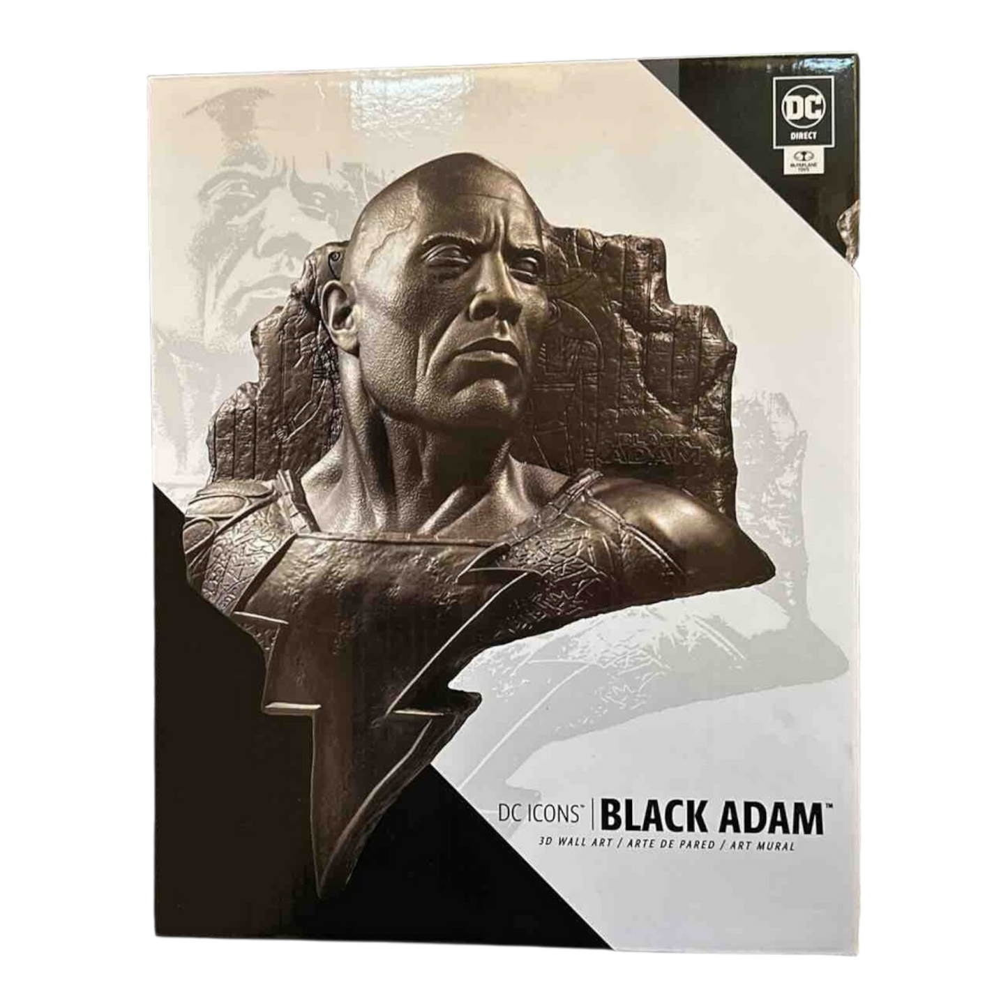 DC Direct McFarlane Toys Black Adam decoración de Pared 3D (Iconos de DC)