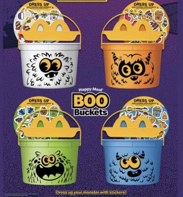 Boo Buckets Halloween McDonald’s Happy Meal - Edición 2024