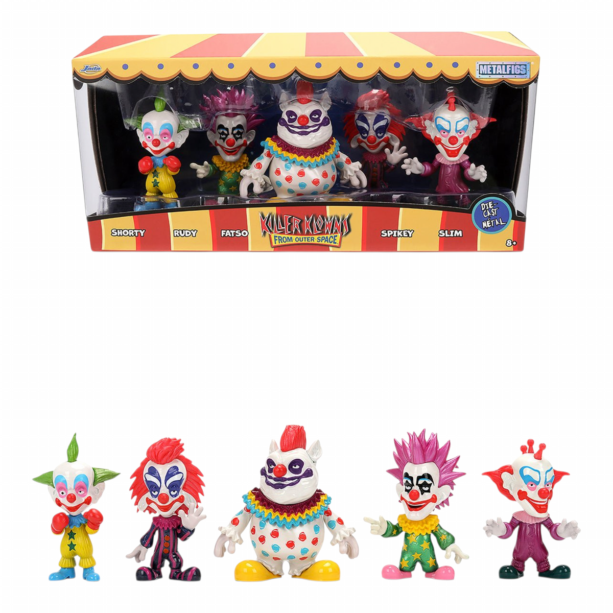 Jada Diecast Figuras Killer Klowns from Outer Space