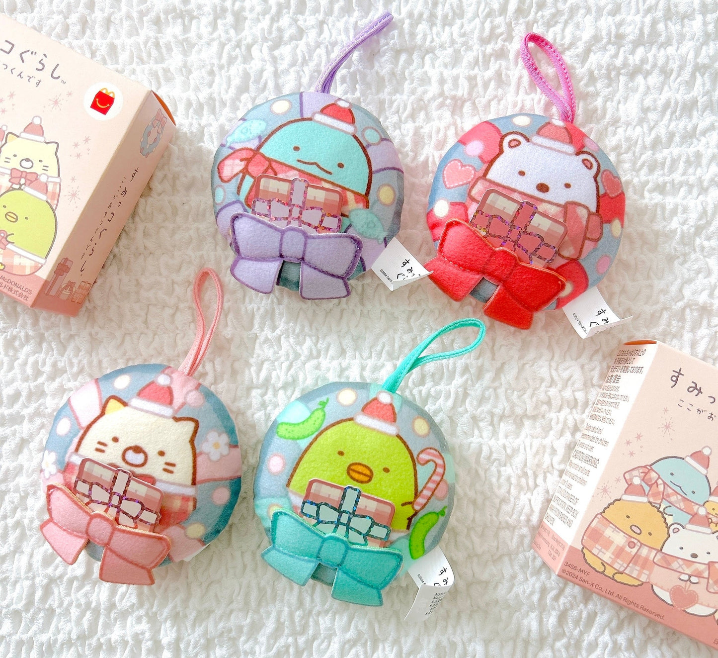 McDonald's Happy Meal Japón Sumikko Gurashi Blind Box figura Nido con stickers