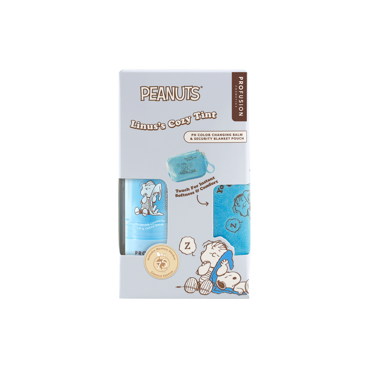 ⚠️ PREVENTA Maquillaje Snoopy Peanuts 75 aniversario balm qué mabia de color con estuchito