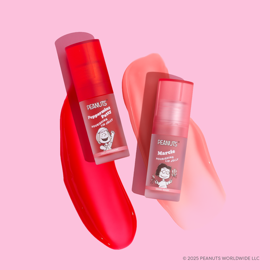 ⚠️ PREVENTA Maquillaje Snoopy Peanuts 75 aniversario Marcie lip jelly Smart berry