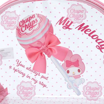 Estuche Cosmetiquera vinyl Chupa Chups Sanrio Original Japon Melody