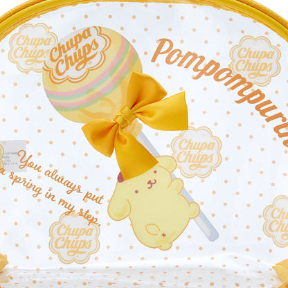 Estuche Cosmetiquera vinyl Chupa Chups Sanrio Original Japon Pompompurin